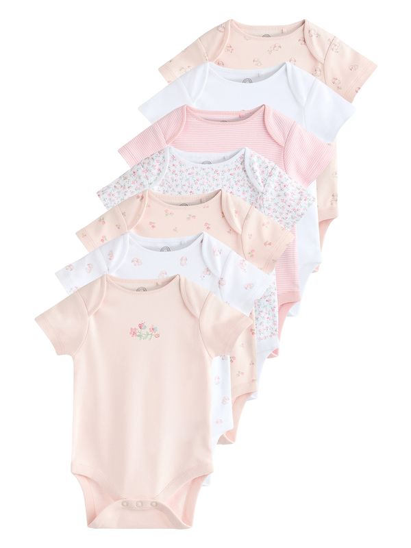 Next Next Pajac/bodi  zelena / roza / bela