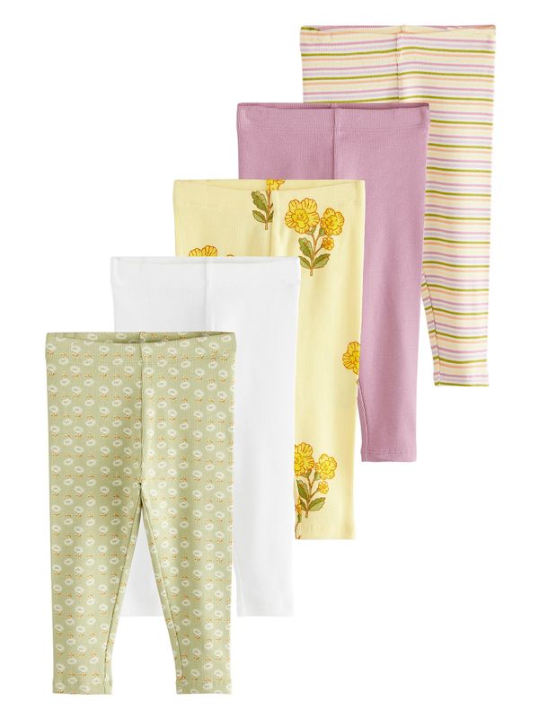 Next Next Pajkice  rumena / pastelno zelena / sliva / temno oranžna / bela