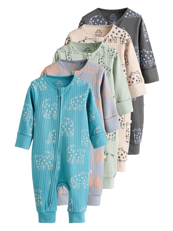 Next Next Pižama  bež / azur / voda / bazaltno siva / marelica
