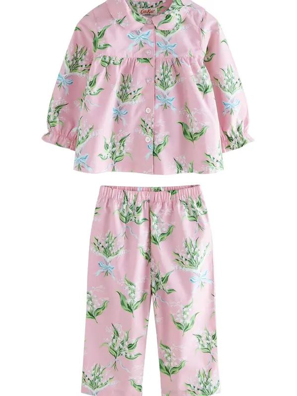 Next Next Pižama 'Cath Kidston'  svetlo modra / zelena / roza / bela