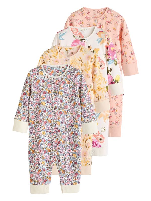 Next Next Pižama  ecru / nebeško modra / roza / bela