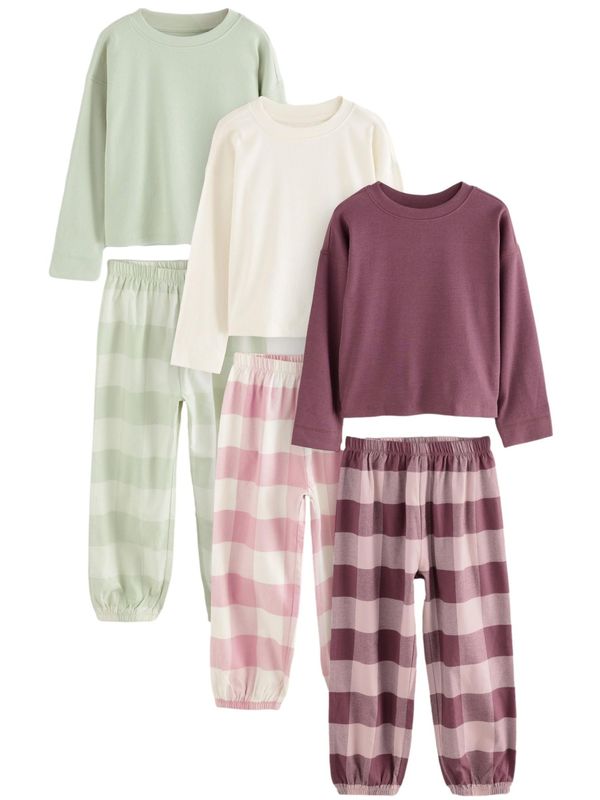 Next Next Pižama  meta / sliva / ciklama / off-bela