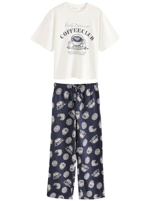 Next Next Pižama  modra / bela