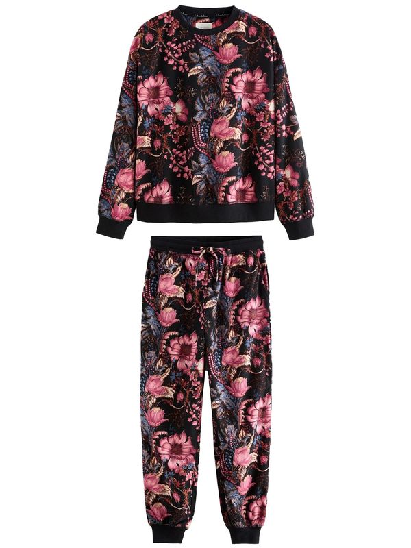 Next Next Pižama  modra / roza / črna