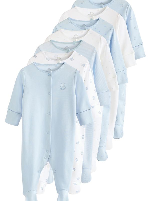 Next Next Pižama  modra / siva / bela