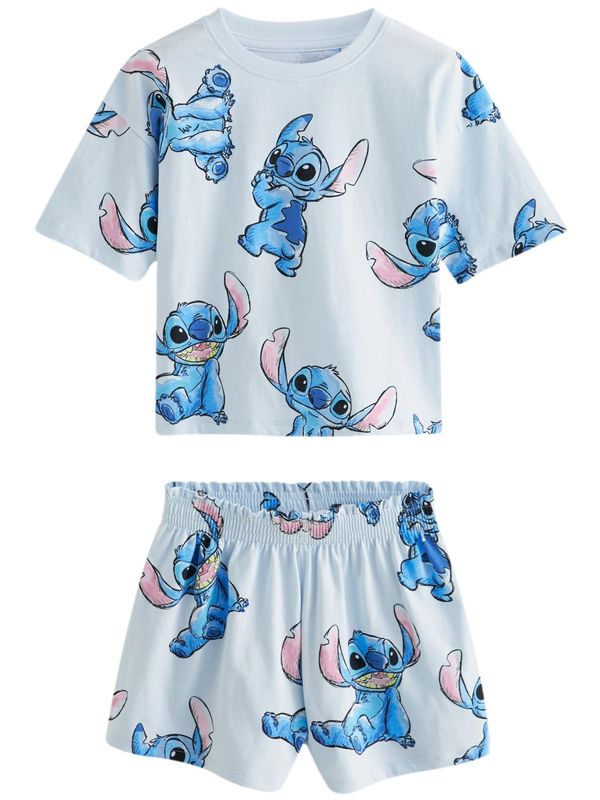 Next Next Pižama  modra / svetlo modra / svetlo roza / črna