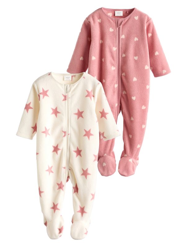 Next Next Pižama  roza / bela