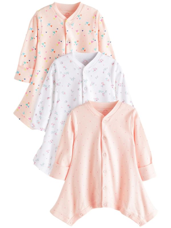 Next Next Pižama  roza / bela