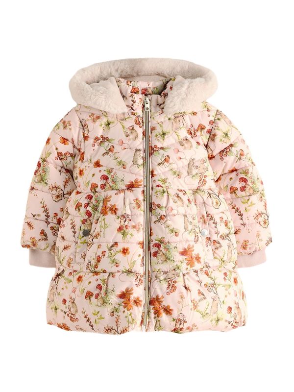 Next Next Plašč  zelena / roza / rdeča