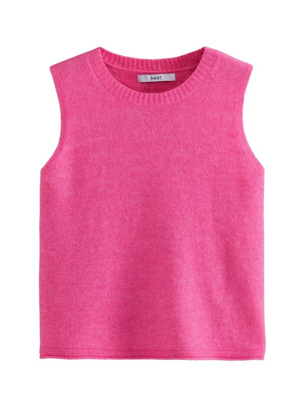 Next Next Pleten brezrokavnik  roza