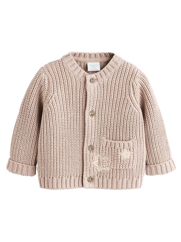 Next Next Pletena jopa  brokat / off-bela