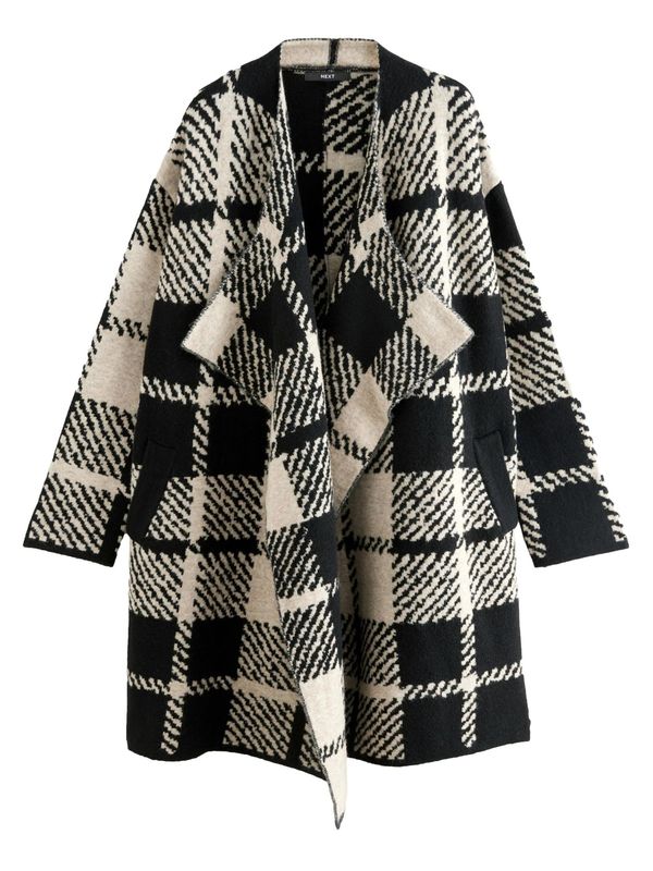 Next Next Pletena jopa  črna / bela