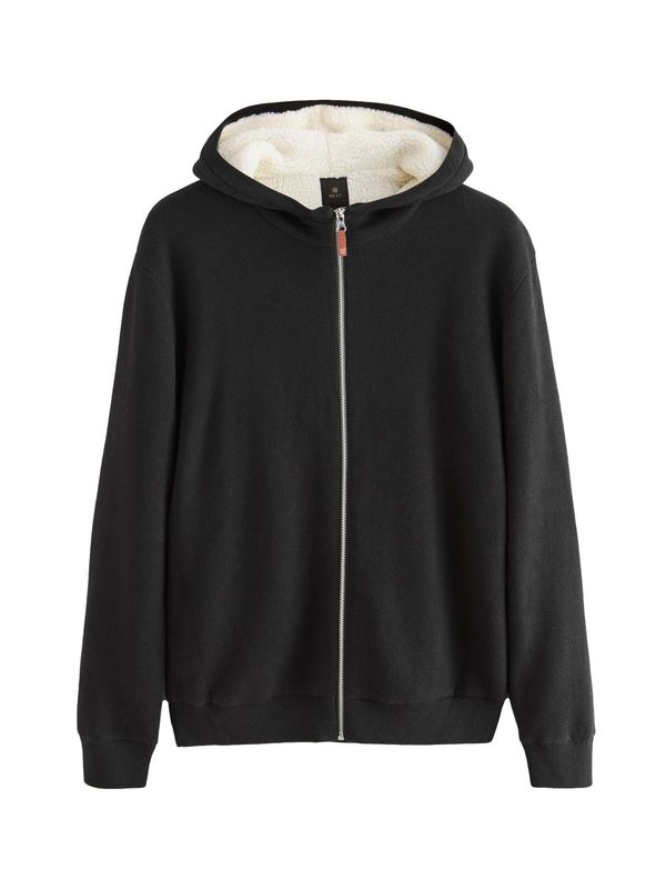 Next Next Pletena jopa  črna / bela