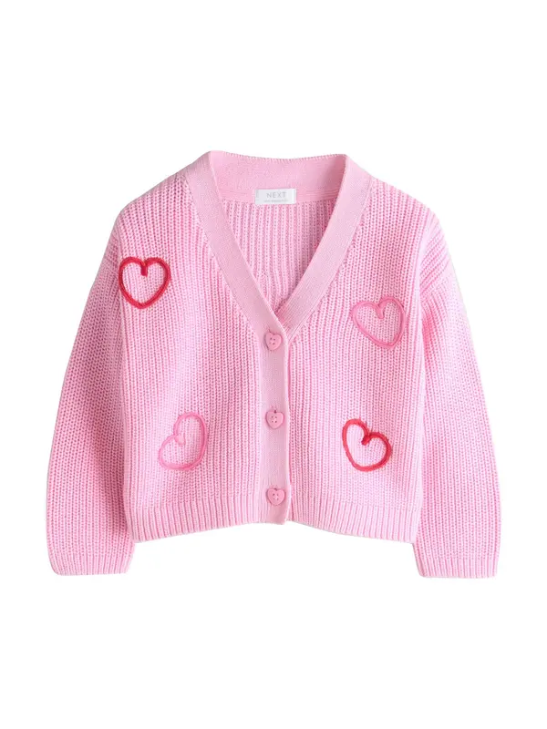 Next Next Pletena jopa 'Love Bug'  roza / svetlo roza / krvavo rdeča