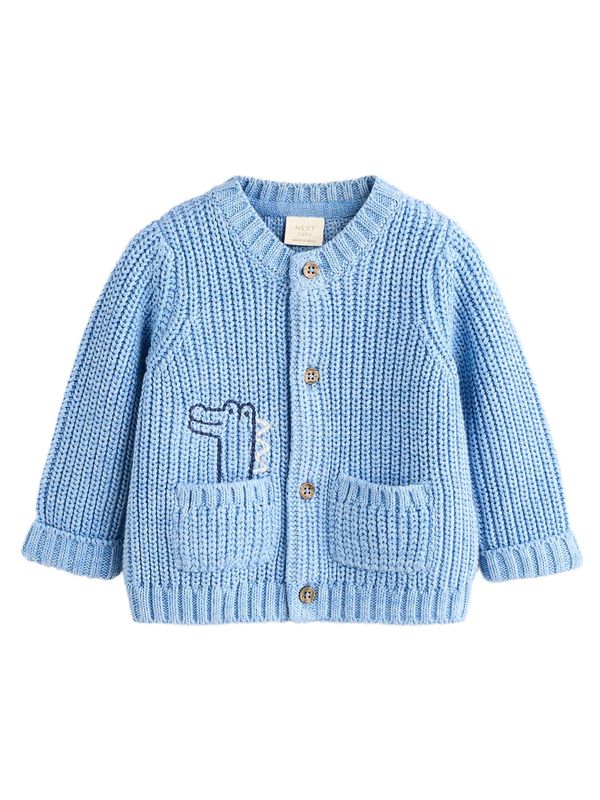 Next Next Pletena jopa  modra / črna / bela