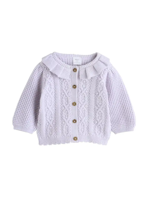 Next Next Pletena jopa  pastelno lila
