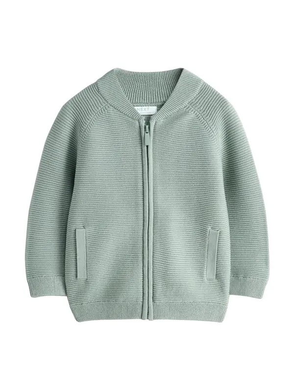 Next Next Pletena jopa  pastelno zelena