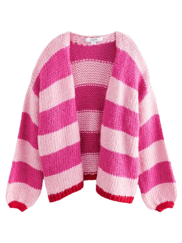 Next Next Pletena jopa  roza / roza