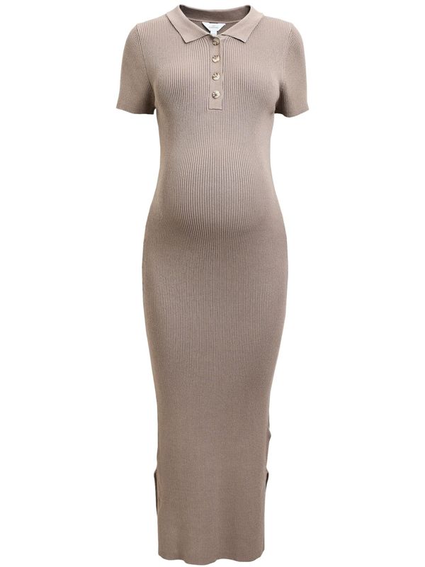 Next Next Pletena obleka  svetlo rjava