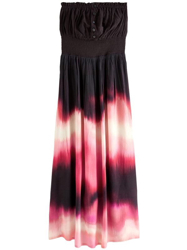 Next Next Poletna obleka  bež / roza / črna