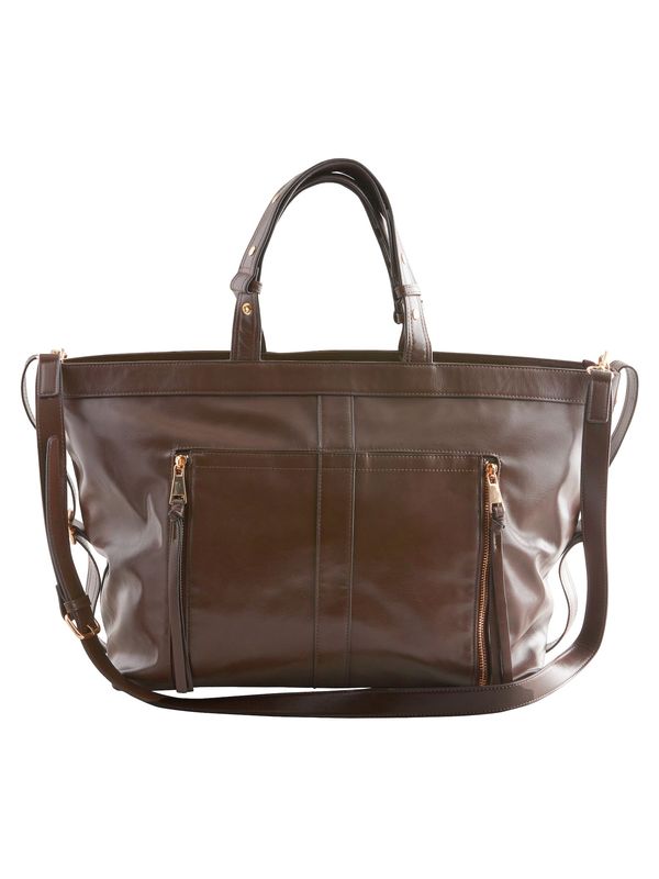 Next Next Potovalna torba  temno rjava