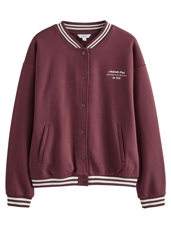 Next Next Prehodna jakna  burgund / off-bela