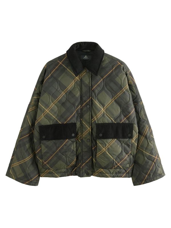 Next Next Prehodna jakna  čokolada / med / oliva / temno zelena