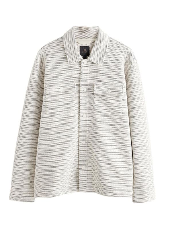 Next Next Prehodna jakna  ecru / črna