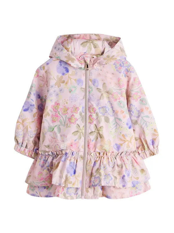 Next Next Prehodna jakna  kaki / lila / staro roza / pastelno roza