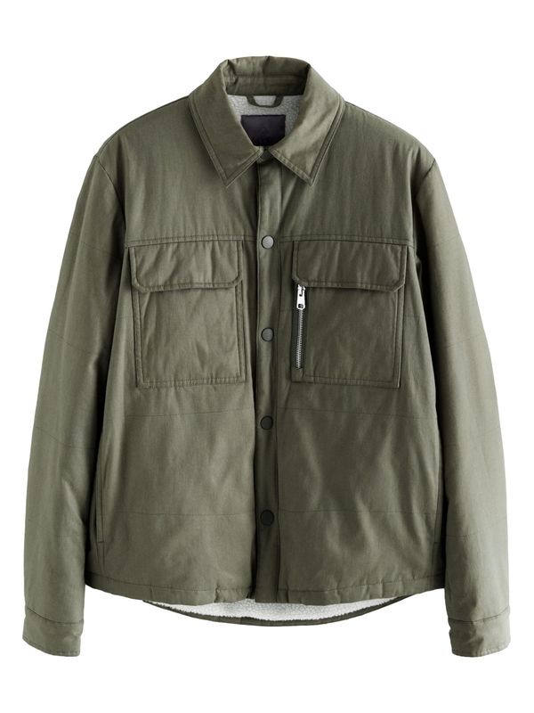 Next Next Prehodna jakna  kaki / temno zelena