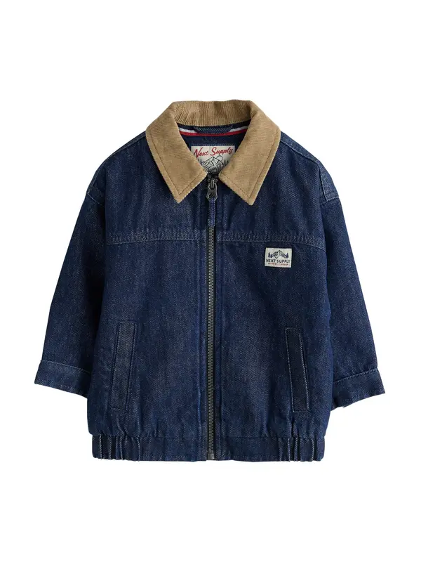 Next Next Prehodna jakna  moder denim / svetlo rjava