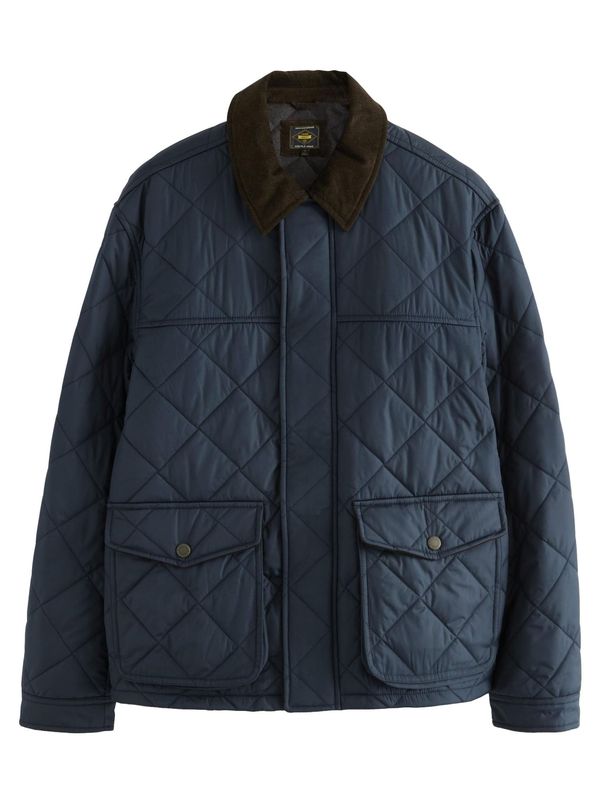 Next Next Prehodna jakna  mornarska / temno rjava