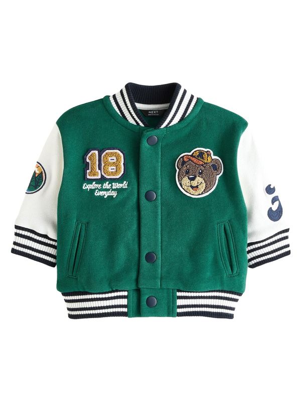 Next Next Prehodna jakna  rjava / rumena / temno zelena / bela