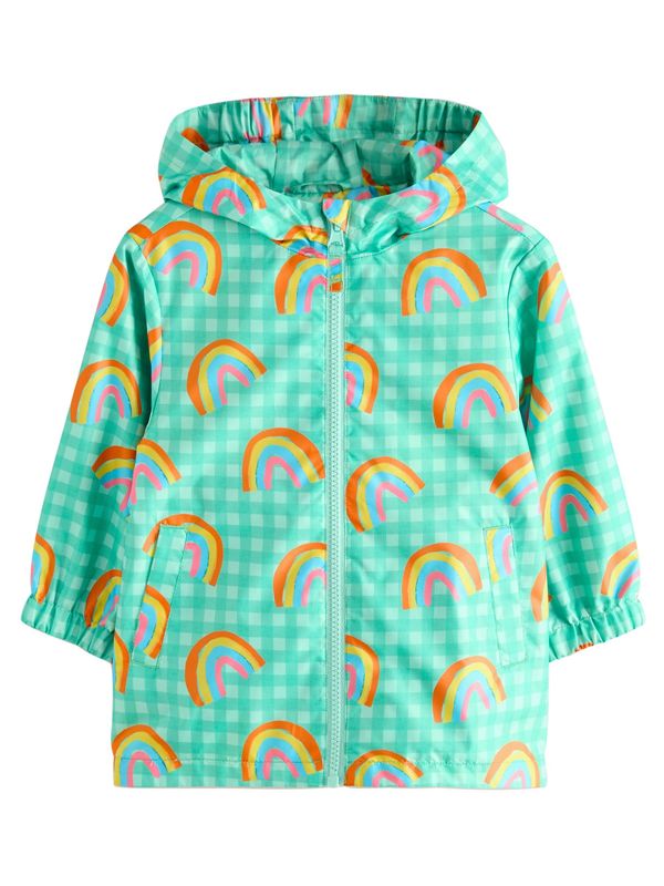 Next Next Prehodna jakna  rumena / zelena / rdeča