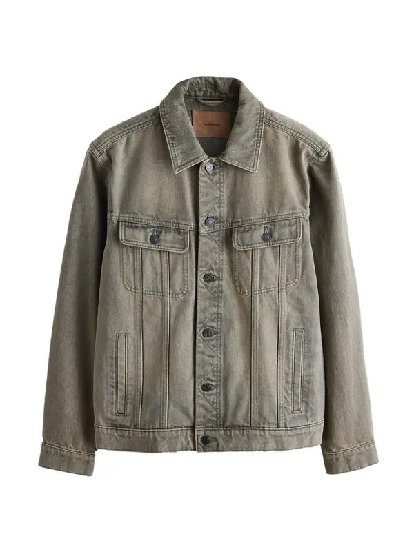 Next Next Prehodna jakna  siv denim