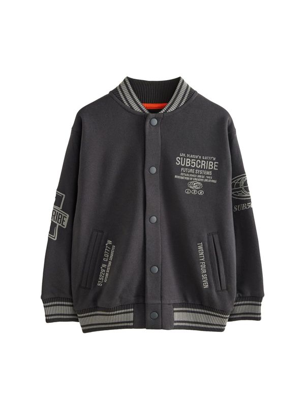 Next Next Prehodna jakna 'Subscribe'  siva / črna