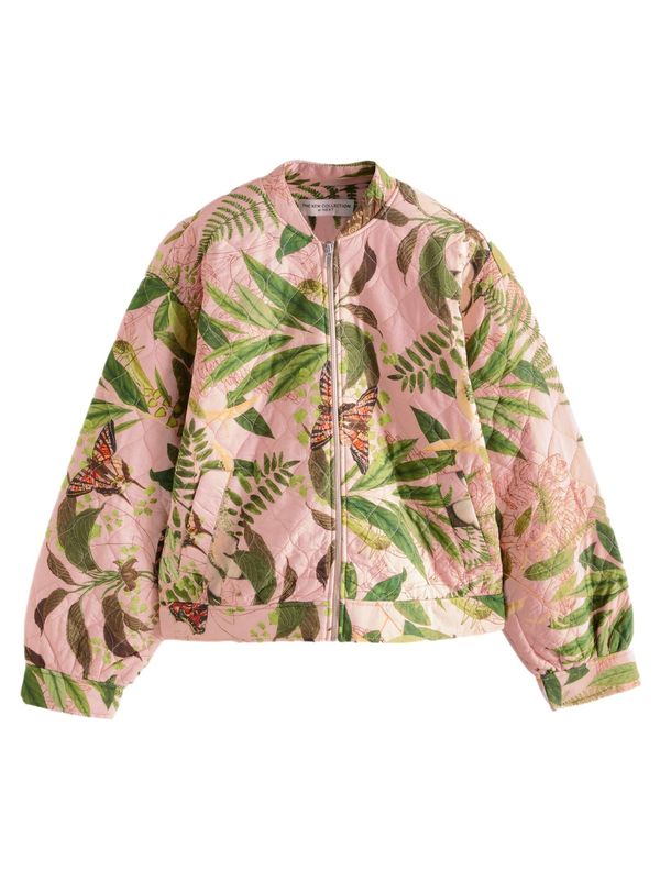 Next Next Prehodna jakna  zelena / oranžna / roza