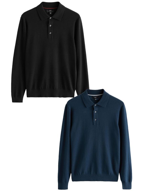 Next Next Pulover  mornarska / črna