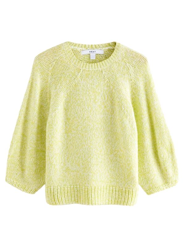 Next Next Pulover  pegasto rumena