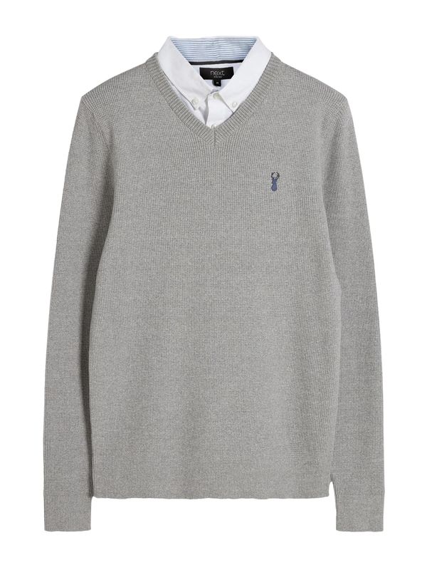 Next Next Pulover  pegasto siva