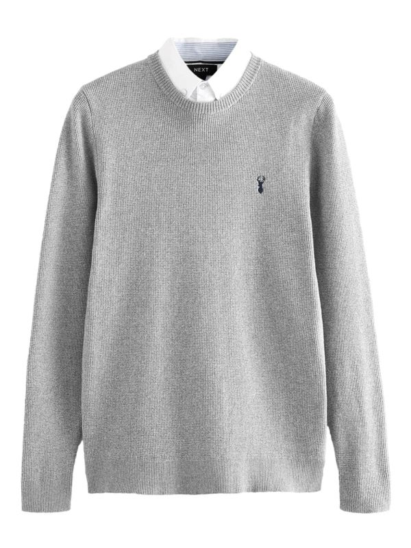 Next Next Pulover  siva / temno siva / bela