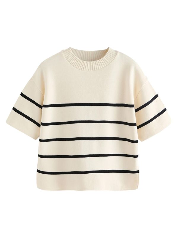 Next Next Pulover  svetlo bež / marine