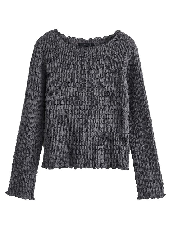 Next Next Pulover  temno siva