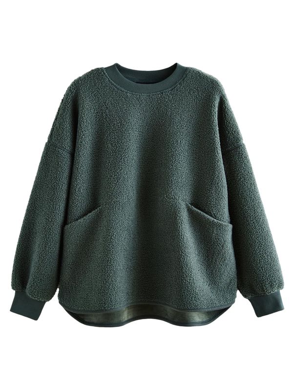 Next Next Pulover  temno zelena