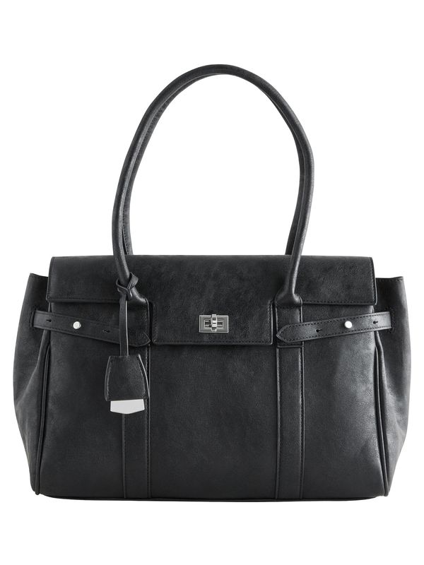 Next Next Ročna torbica  črna / srebrna