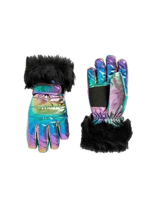 Next Next Rokavice  turkizna / trst / lila / črna