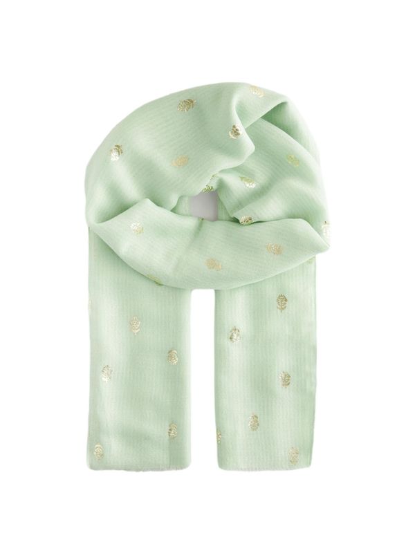 Next Next Šal  zlata / pastelno zelena