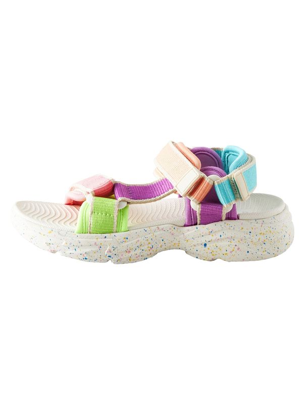 Next Next Sandali  bež / svetlo modra / sliva / temno oranžna