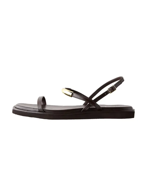 Next Next Sandali 'Forever Comfort®'  čokolada / zlata