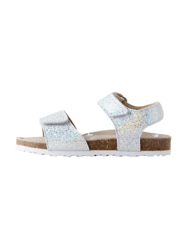 Next Next Sandali  pastelno modra / srebrna